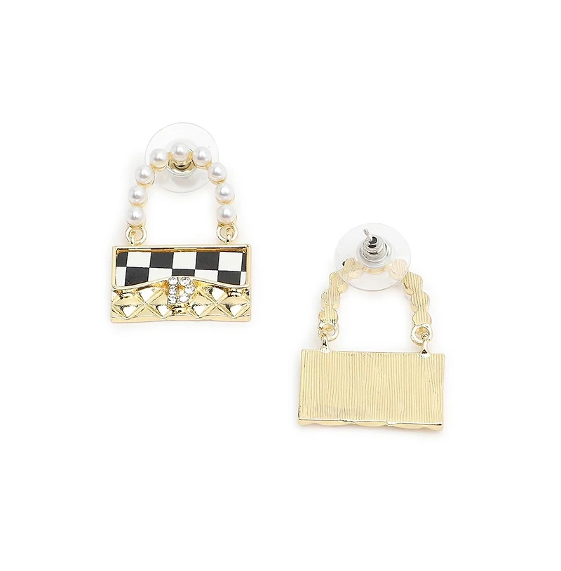 Sohi Baguette Drop Earrings