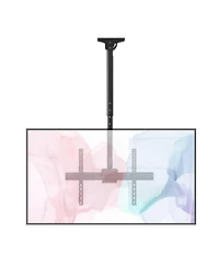ProMounts Tilt and Swivel Ceiling Tv Mount 37-90 Inch Screens Holds up to 110Lbs.