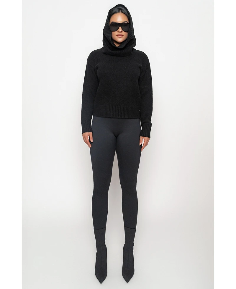Jluxlabel Women's Sweater Scarf Top
