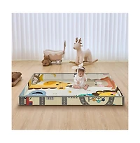 Baby Play Mat Soft Crawling Floor Playmat Double-Sided Kids Activity Mat
