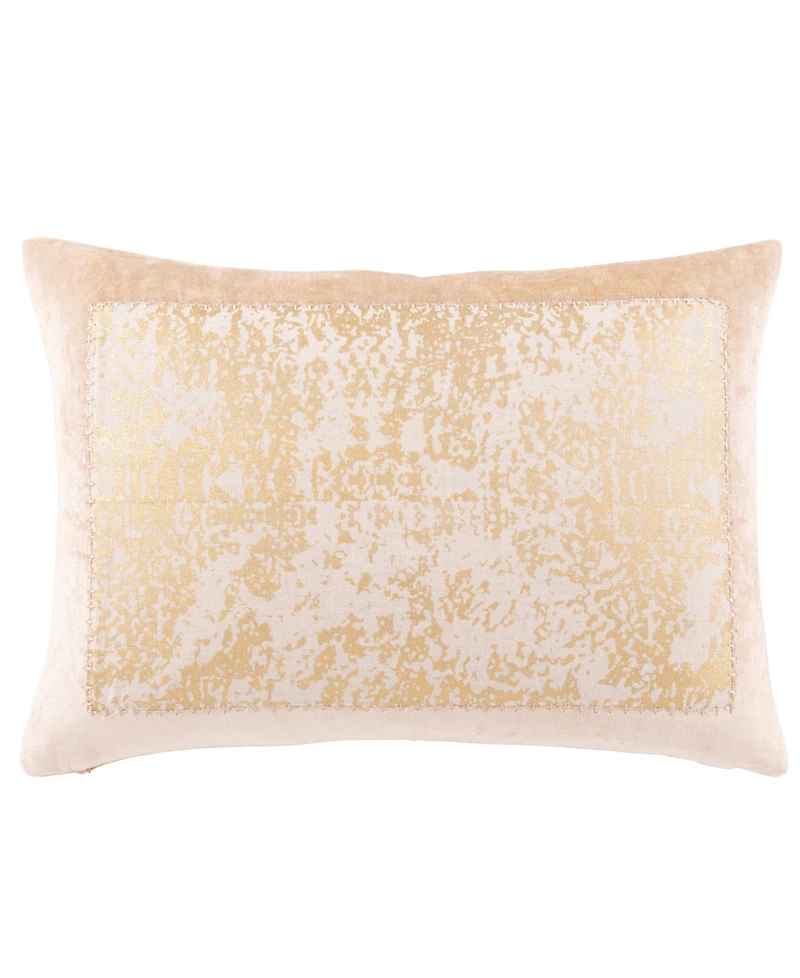 Donna Karan Home Distressed Decorative Pillow, 20" x 14"
