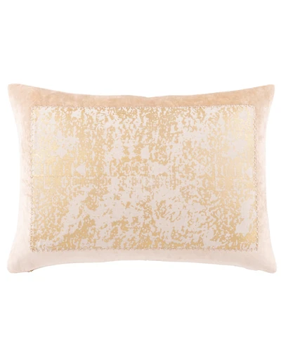 Donna Karan Home Distressed Decorative Pillow, 20" x 14"