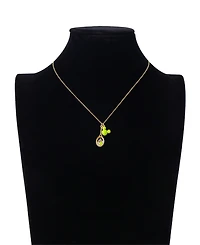 Disney Mickey Mouse Crystal Tennis Shaker Charm Necklace