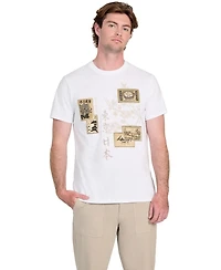 Guess Men's Basic Japanese Stamp T-Shirt