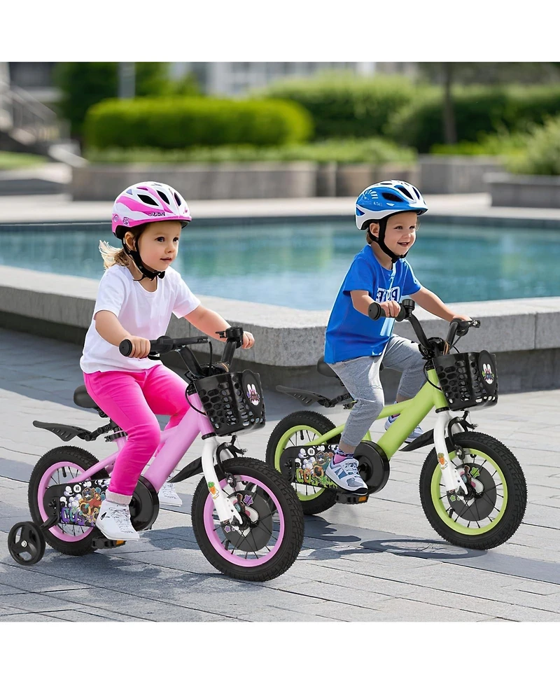 12 Inch Kids Bike for 3-8 Years Old Sport Bicycle with Adjustable Handlebar and Saddle