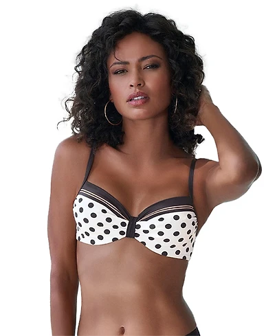 Lascana Women's Mix Print Underwire Bikini Swimsuit Top Bra Sizing