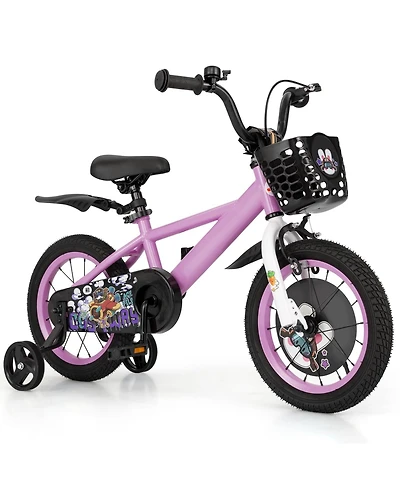 14 Inch Kids Bike for 3-8 Years Old Sport Bicycle with Adjustable Handlebar and Saddle