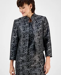 Le Suit Women's Open-Front Jacket & Sleeveless Dress Set