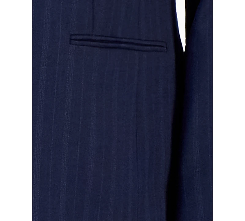 Le Suit Women's Notch-Collar One-Button Pantsuit Set