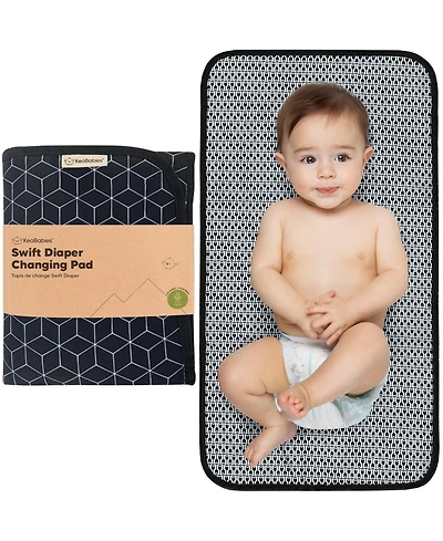 KeaBabies Swift Diaper Changing Pad, Portable Waterproof Pad for Baby, Travel Bag