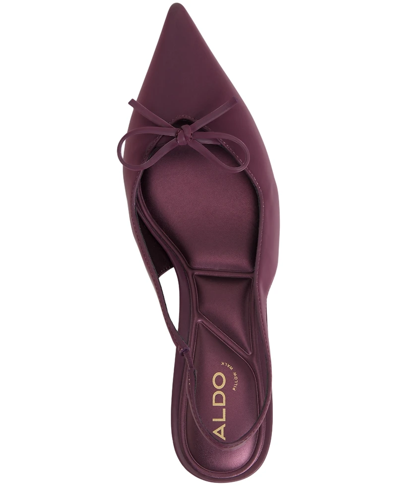 Aldo Women's Azizza Sling-Back Bow Kitten Heel Pumps