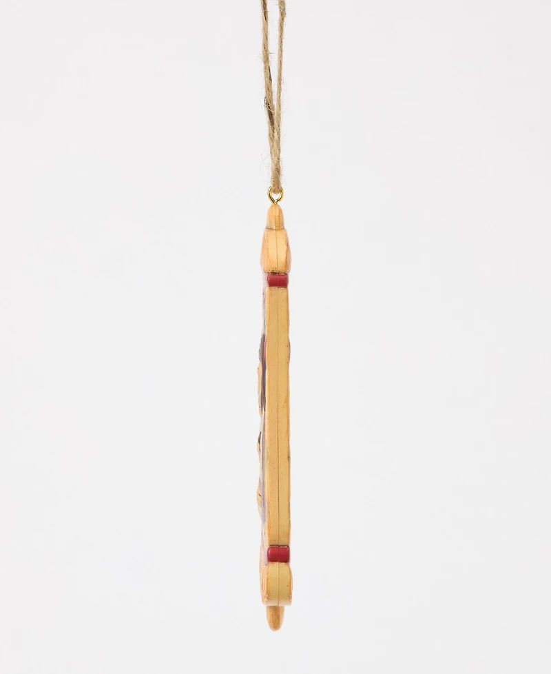 Jim Shore Rotating Holy Family In Bell Hanging Ornament