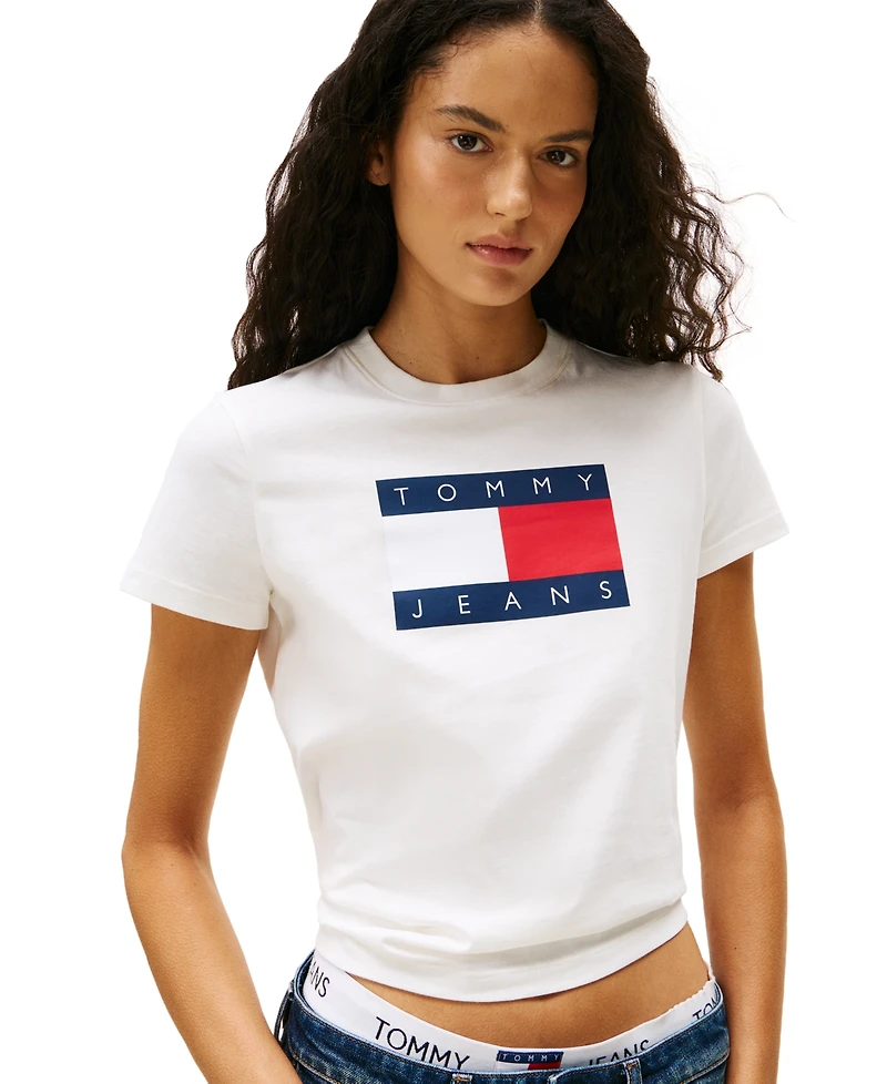 Tommy Jeans Women's Flag Logo T-Shirt