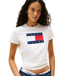 Tommy Jeans Women's Flag Logo T-Shirt