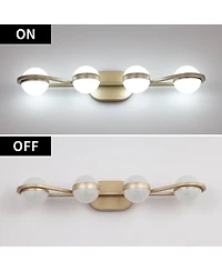 Flynama Vanity Lights With 4 Led Bulbs For Bathroom Lighting
