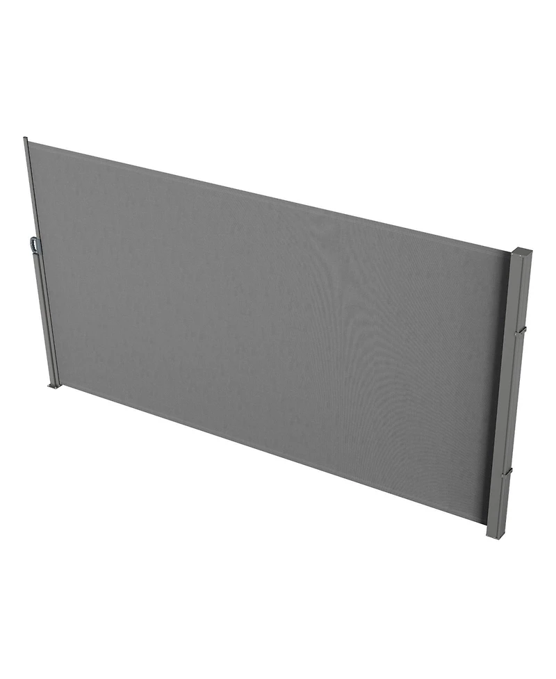 Slickblue Retractable Side Awning Outdoor Privacy Screen Uv Block Waterproof Divider for Patio