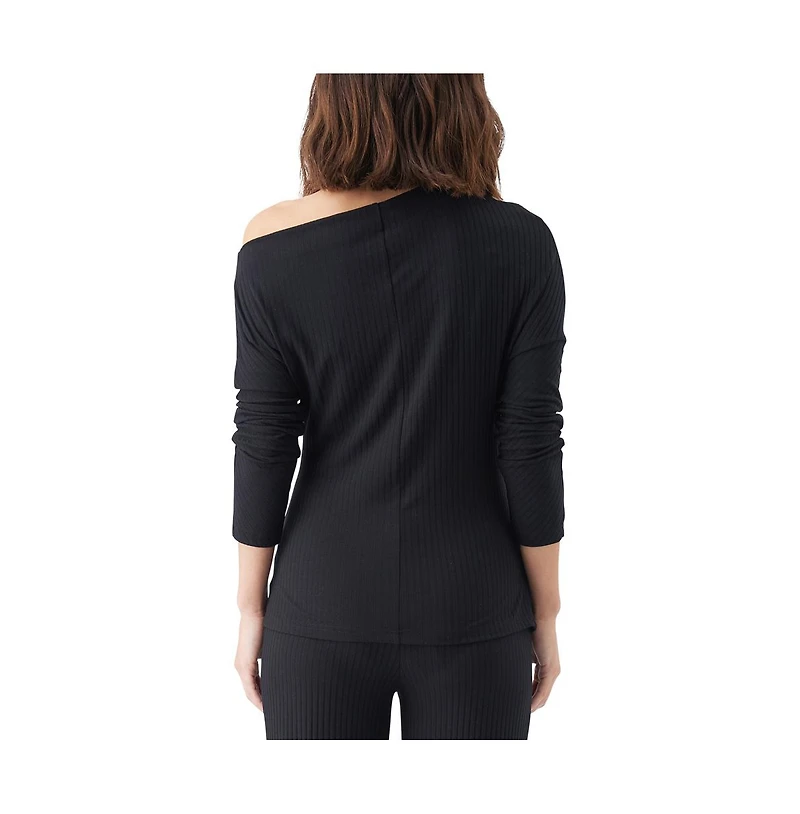 Ripe Maternity Off-Shoulder Rib Top