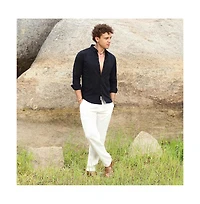 Campus Sutra Men's Midnight Black Hive-Checkered Shirt