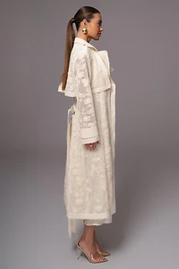 Jluxlabel Floral Embroidered Coat