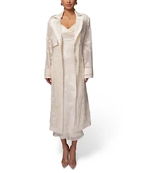 Jluxlabel Floral Embroidered Coat