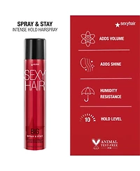 SexyHair Big Spray & Stay Intense Hold Hairspray 9 oz