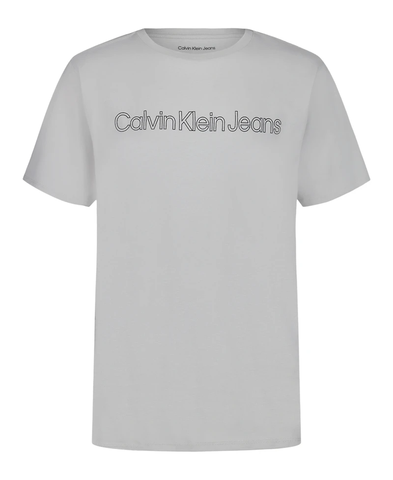 Calvin Klein Big Boys Balanced Short Sleeve T-Shirt