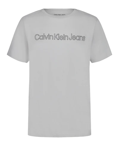 Calvin Klein Big Boys Balanced Short Sleeve T-Shirt