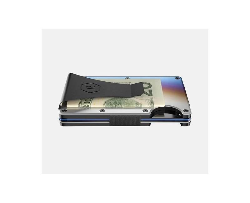 The Ridge Men's Ridge Wallet - Burnt Titanium: Money Clip