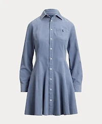 Polo Ralph Lauren Women's Cotton Corduroy A-Line Shirtdress