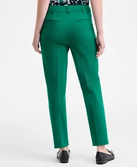 Bar Iii Women's Compression High-Rise Straight-Leg Pants, Macy's Exclusive