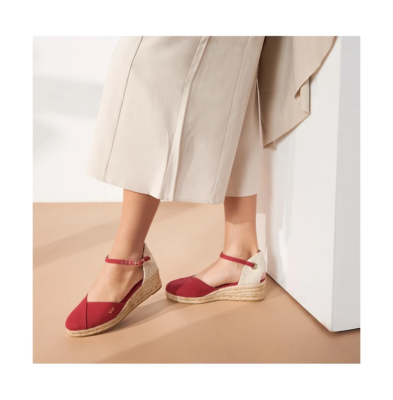 Pubol Limited Edition Canvas Espadrille Wedges