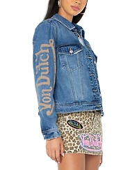 Von Dutch Women's Cotton Denim Trucker Jacket