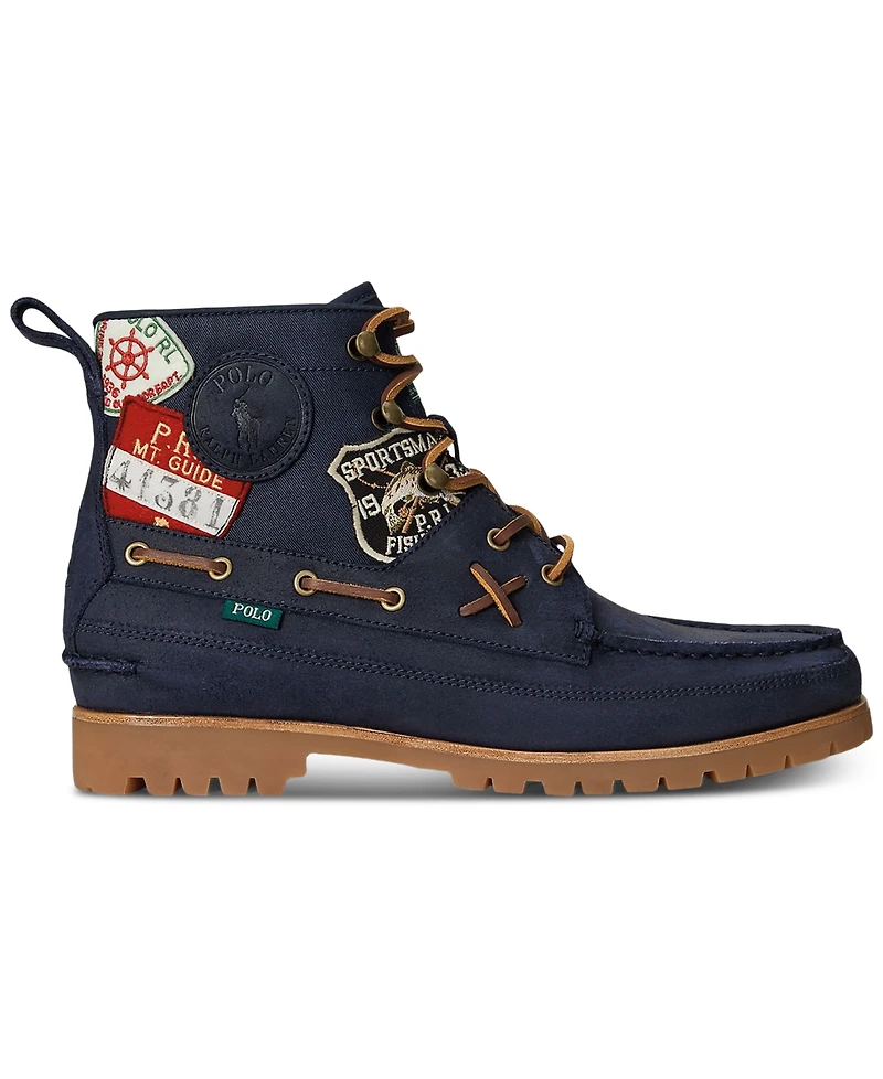 Polo Ralph Lauren Men's Ranger Mid Suede & Twill Boots