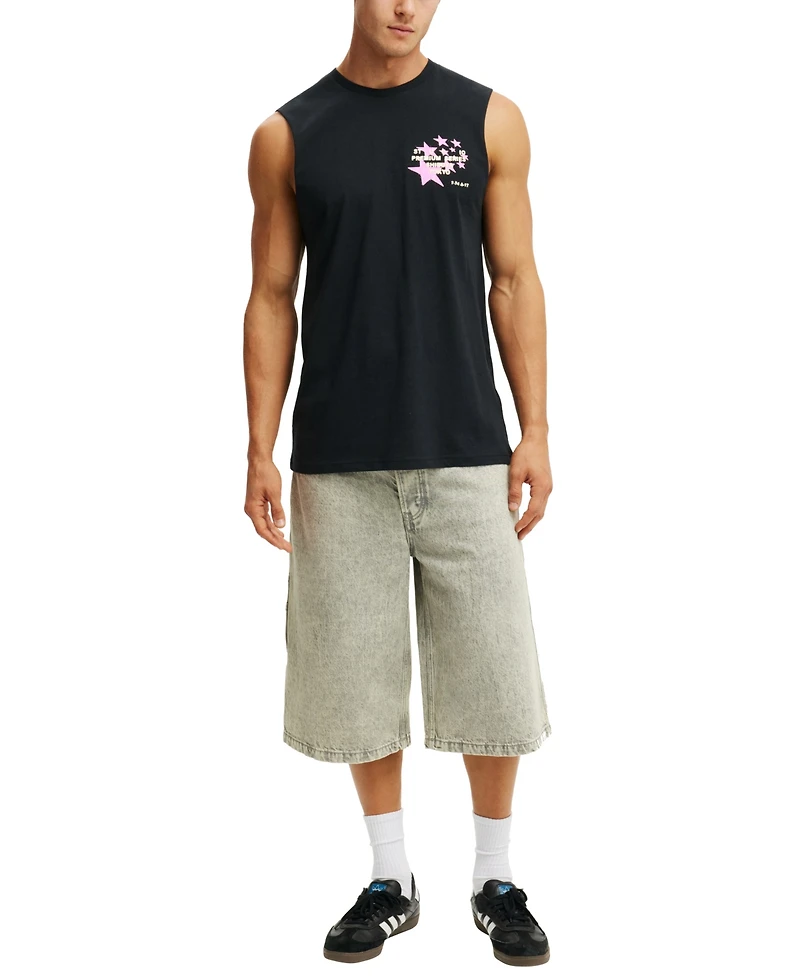 Cotton On Men's Graphic Muscle Tank Top