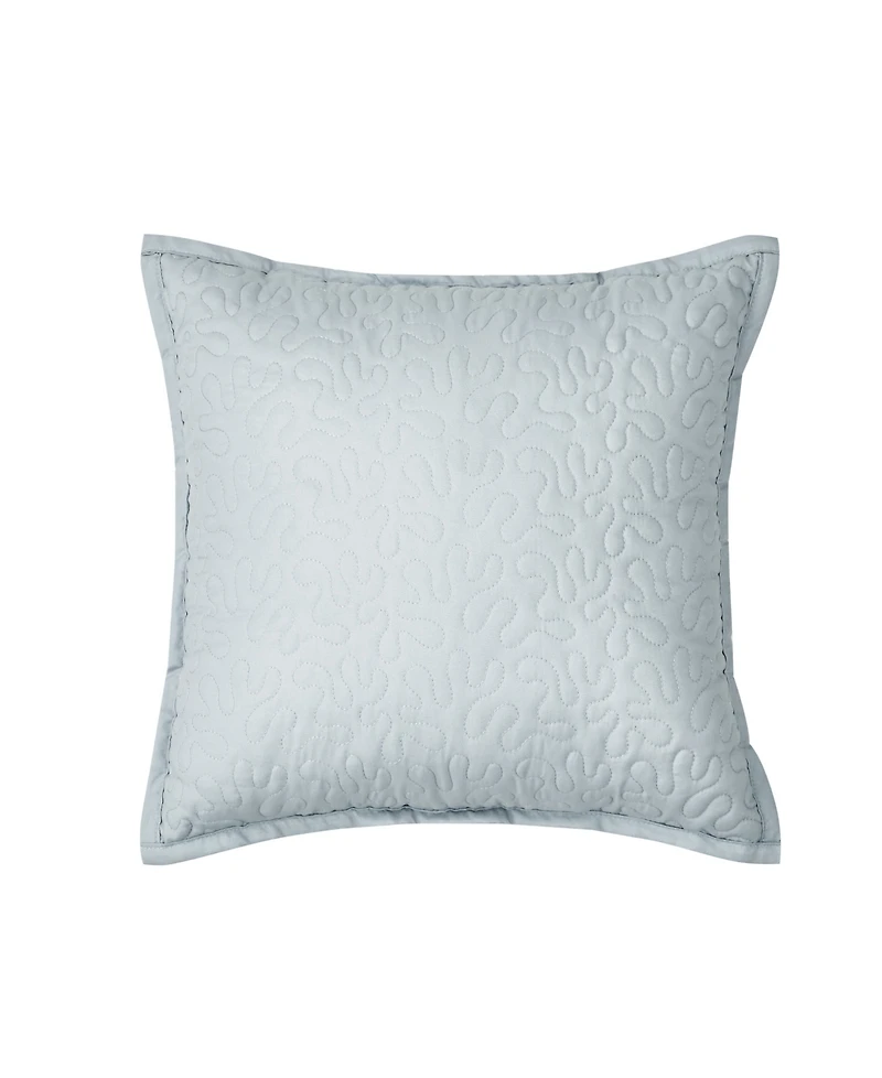 Royal Court Evergreen Quilted Square Decorative Pillow, 16" x 16"