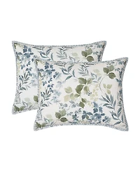 Royal Court Evergreen Botanical Leaf 3-Pc. Quilt Set, Twin/Twin Xl