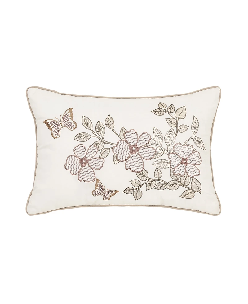 Royal Court Rosewood Boudoir Decorative Pillow, 13" x 21"