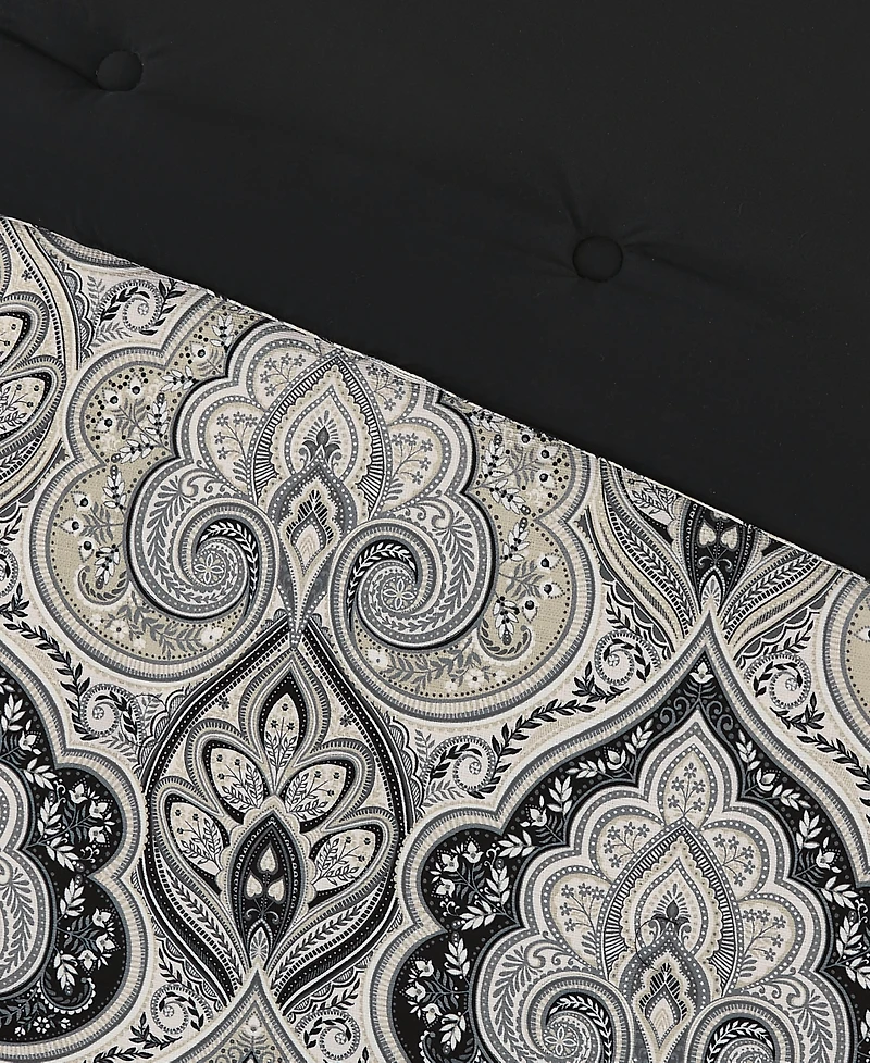 Royal Court Messina Damask 3-Pc. Comforter Set, Full/Queen