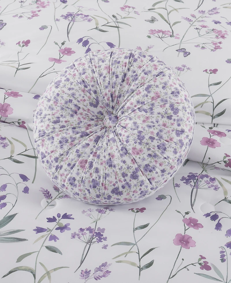 Royal Court Nola Tufted Decorative Pillow, 15" Round