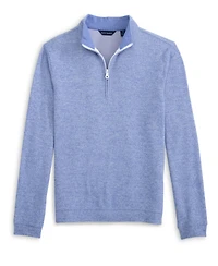 Scott Barber Men's Marled Performance Sweater, Country Blue