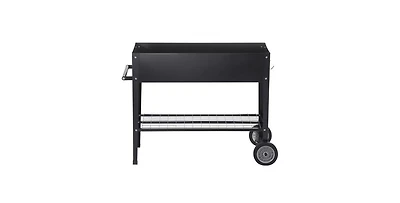 Slickblue Galvanized Metal Raised Garden Bed Planter Box with Legs for Outdoor Planting