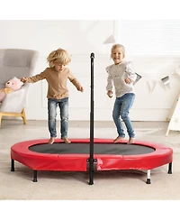 Slickblue Portable Foldable Mini Toddler Trampoline Indoor Outdoor Kids Bounce Toy