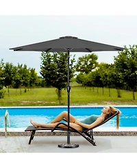 Flynama One Patio Umbrella Outdoor Table Market Yard Umbrella