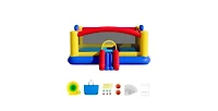 Outdoor Inflatable Bounce House Jumping Bouncer with Slide Blower and Storage Bag