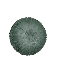 J Queen New York Nico Tufted Round Decorative Pillow, 15" Round