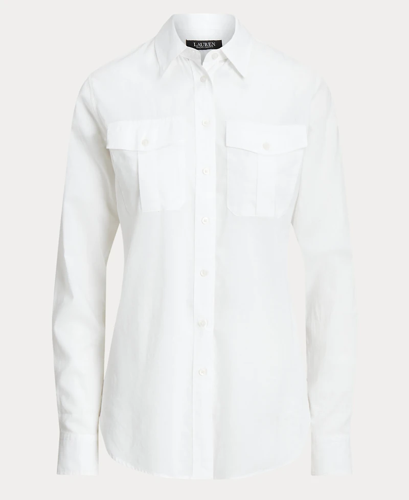 Lauren Ralph Women's Cotton Voile Shirt