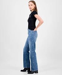 Boss Orange Women's Logo Straight-Leg Jeans