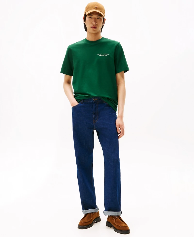 Tommy Hilfiger Men's Photo Print Graphic Cotton T-Shirt