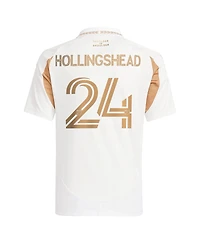 Adidas Big Boys and Girls Ryan Hollingshead White Lafc 2025 Secondary Replica Player Jersey