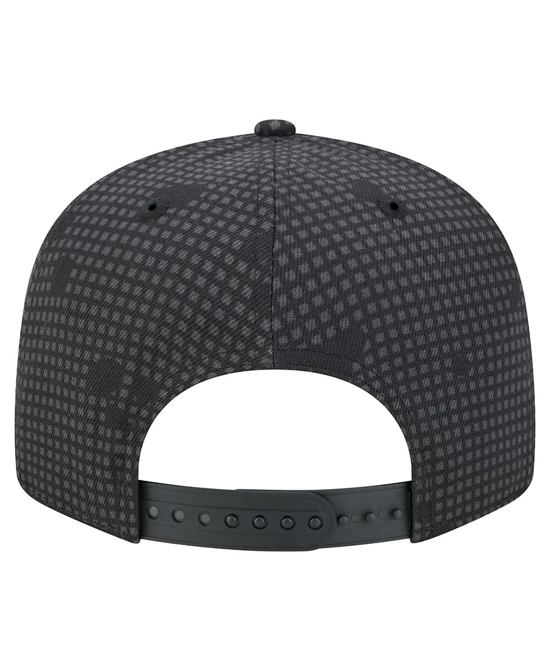 New Era Men's Black Jacksonville Jaguars Midnight Ink Pop Outline 9FIFTY Snapback Hat